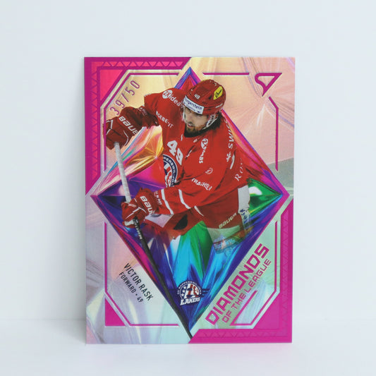 DL-27 - SCRJ - VICTOR RASK - DIAMONDS OF THE LEAGUE PINK - 39/50