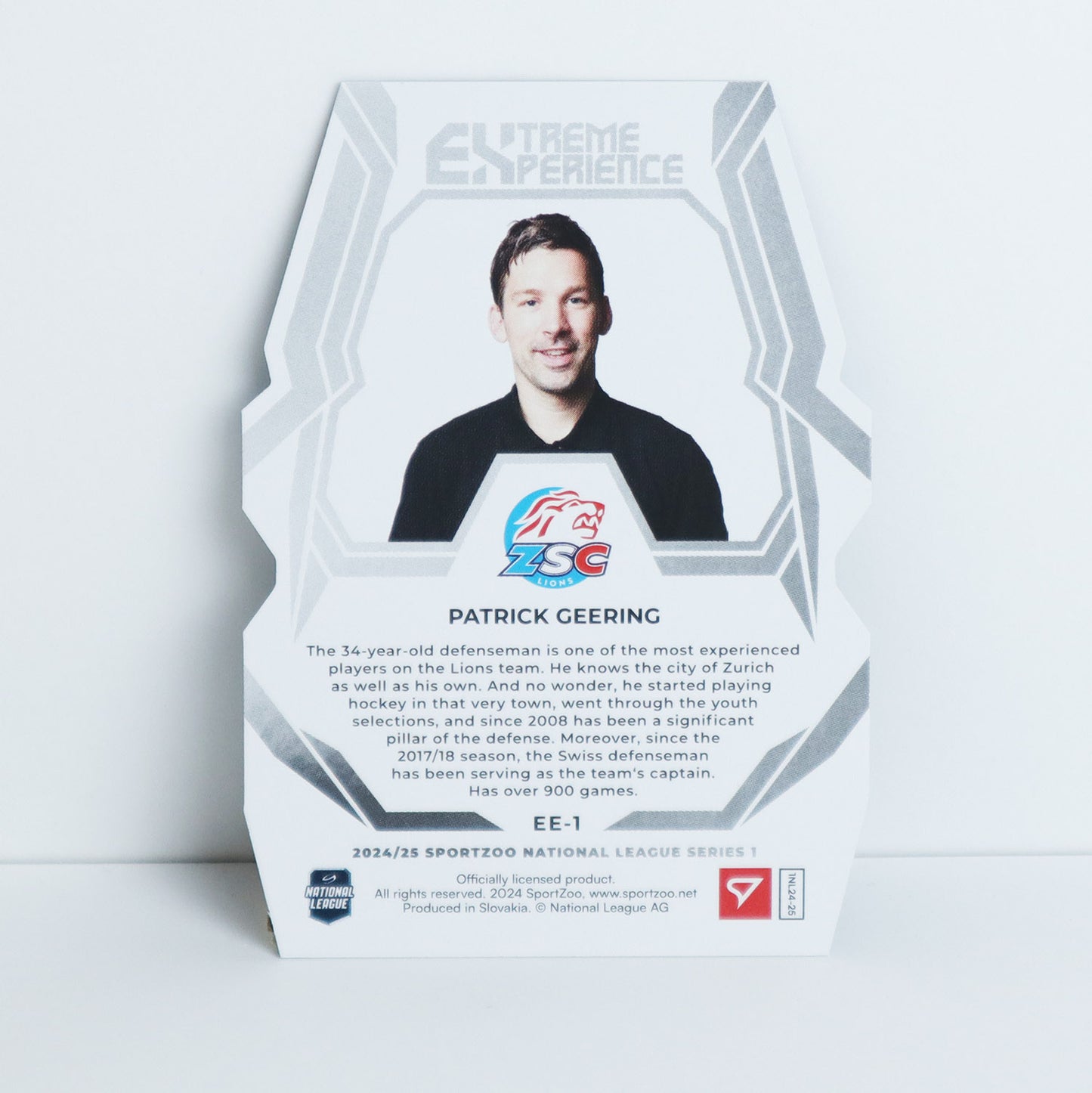 EE1 - ZSC - PATRICK GEERING - EXTREME EXPERIENCE BLUE DIE CUT - 03/30