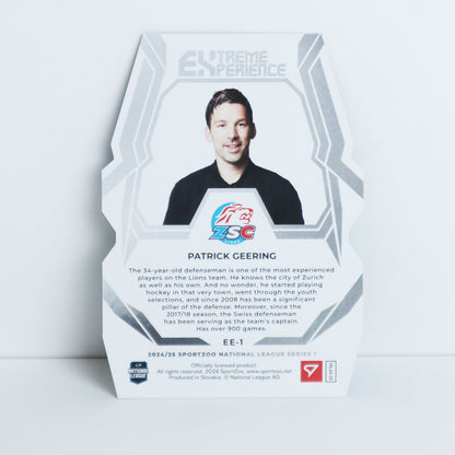 EE1 - ZSC - PATRICK GEERING - EXTREME EXPERIENCE BLUE DIE CUT - 04/30