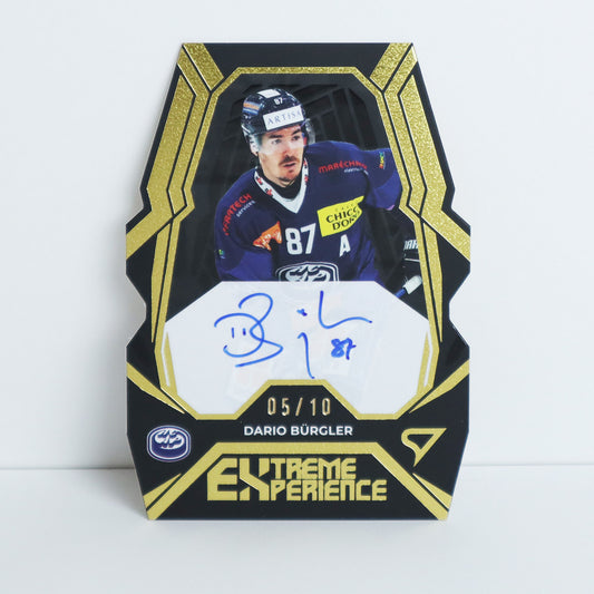 EES-DB - HCAP - DARIO BURGLER - EXTREME EXPERIENCE GOLD DIE CUT AUTO 05/10