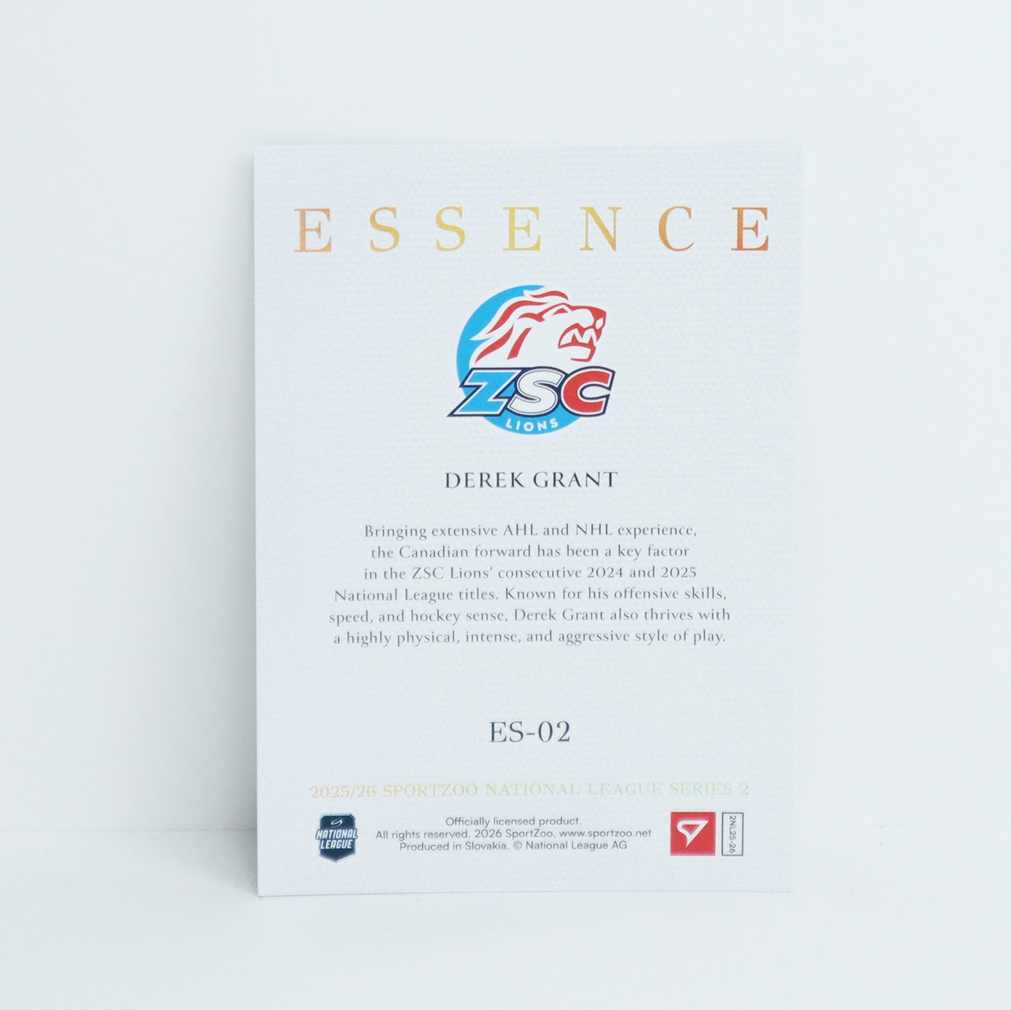 ES-02 - ZSC - DEREK GRANT - ESSENCE BLACK - 1/1