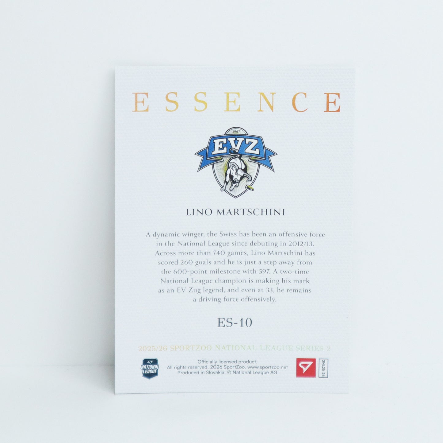 ES-10 - EVZ - LINO MARTSCHINI - ESSENCE BASE