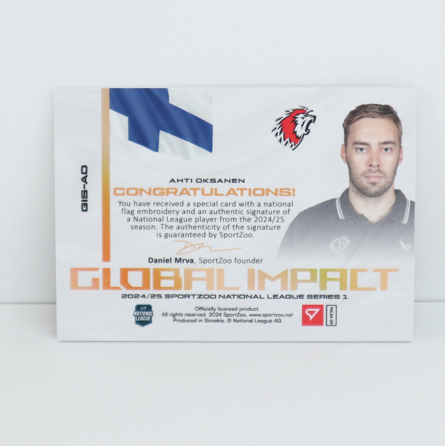 GIS-AO - LHC - AHTI OKSANEN - GLOBAL IMPACT AUTO FLAG - 05/30