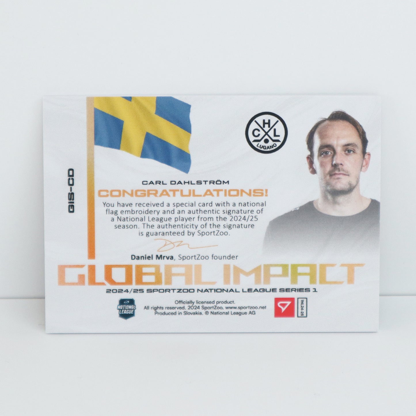 GIS-CD - HCL - CARL DAHLSTROM - GLOBAL IMPACT AUTO FLAG - 24/30