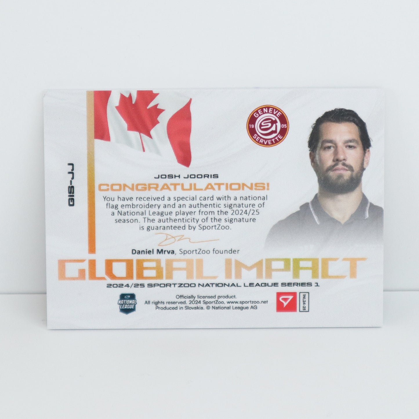 GIS-JJ - GSHC - JOSH JOORIS - GLOBAL IMPACT AUTO FLAG - 07/30