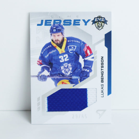 GJ-LB - EVZ - LUKAS BENGTSSON - GAME JERSEY SILVER - 29/65