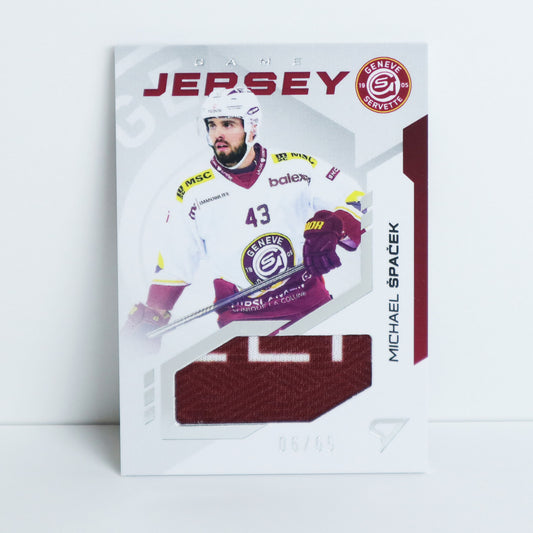 GJ-SP - GSHC - MICHAEL SPACEK - GAME JERSEY SILVER - 06/65