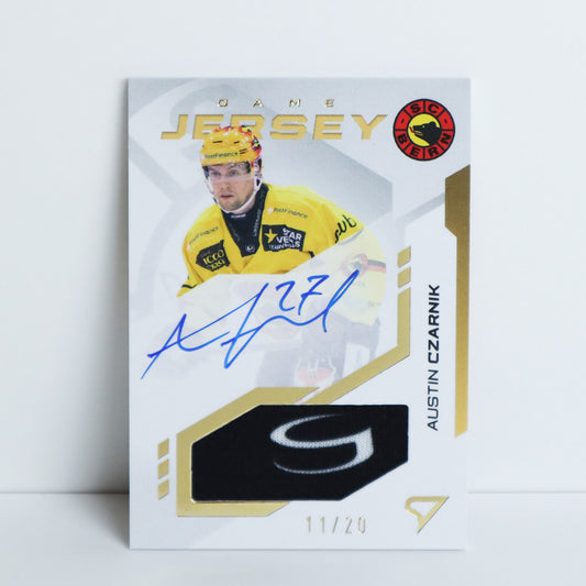 GJS-AC - SCB - AUSTIN CZARNIK - GAME JERSEY GOLD AUTO - 11/20