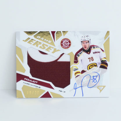 GJS-MP - GSHC - MARC-ANTOINE POULIOT - GAME JERSEY GOLD AUTO - 19/30