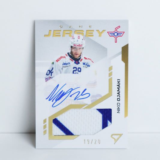 GJS-NO - EHCK - NIKO OJAMAKI - GAME JERSEY GOLD AUTO - 19/20