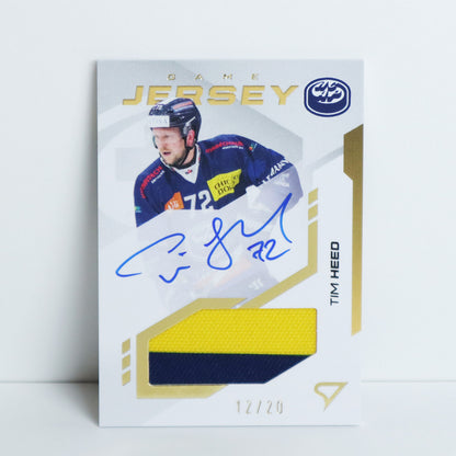 GJS-TH - HCAP - TIM HEED - GAME JERSEY GOLD AUTO - 12/20