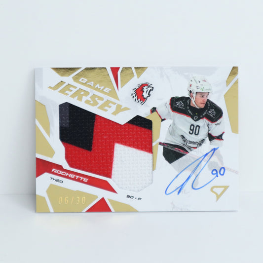 GJS-TR - LHC - THEO ROCHETTE - GAME JERSEY GOLD AUTO - 06/30