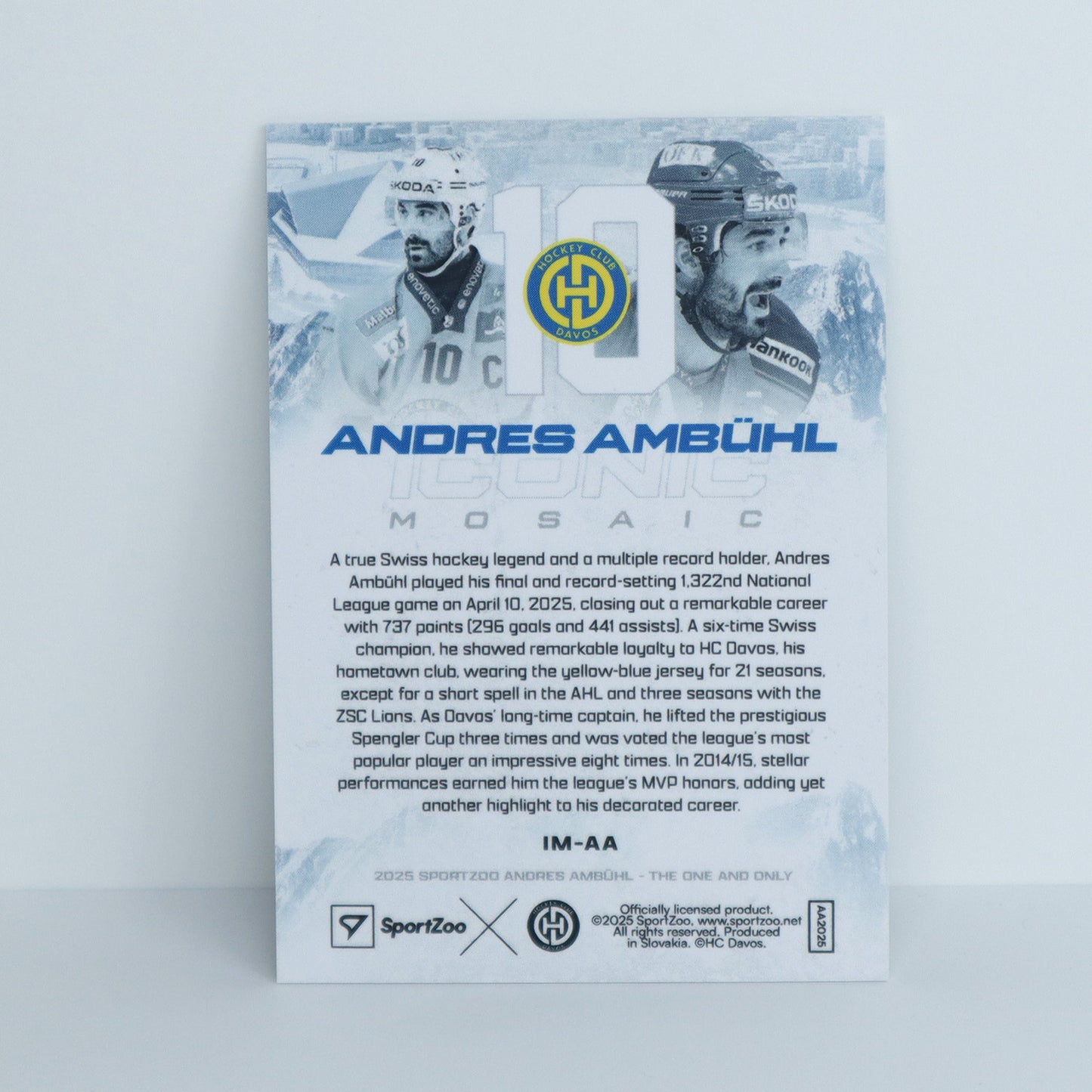 IM-AA - HCD - ANDRES AMBUHL - ICONIC MOSAIC BLUE - 025/149