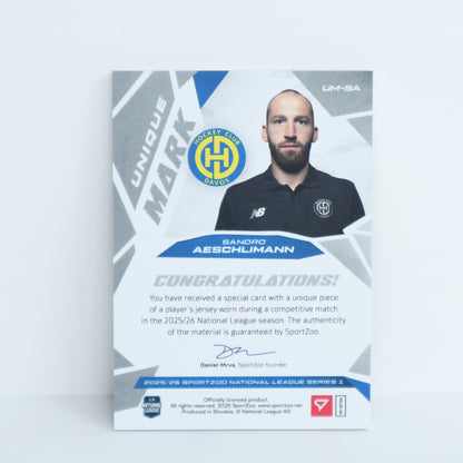 UM-SA - HCD - SANDRO AESCHLIMANN - UNIQUE MARK - 05/18