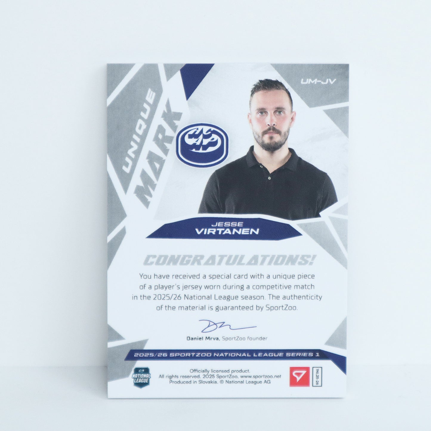 UM-JV - HCAP - JESSE VIRTANEN - UNIQUE MARK - 09/18