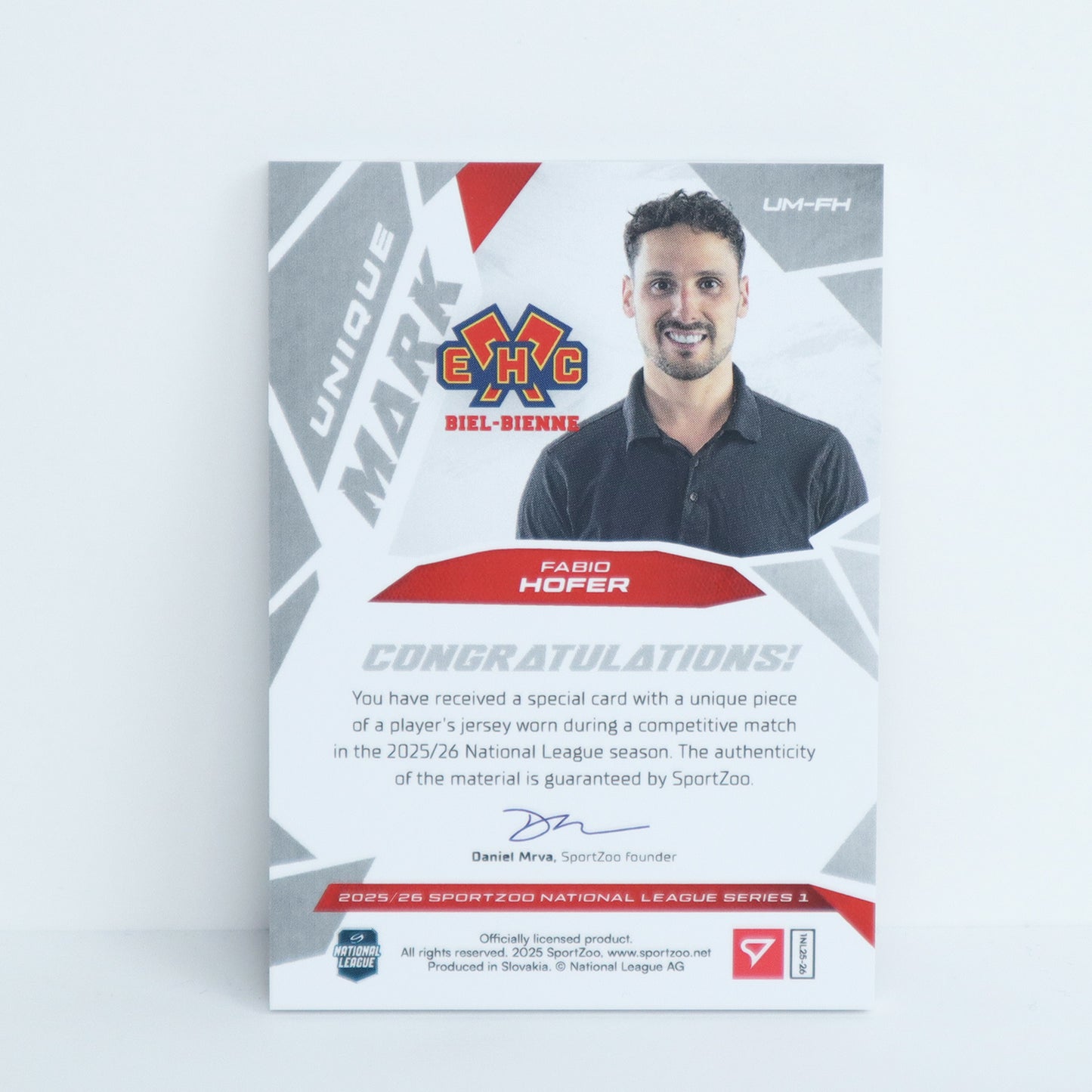 UM-FH - EHCB - FABIO HOFER - UNIQUE MARK - 08/18