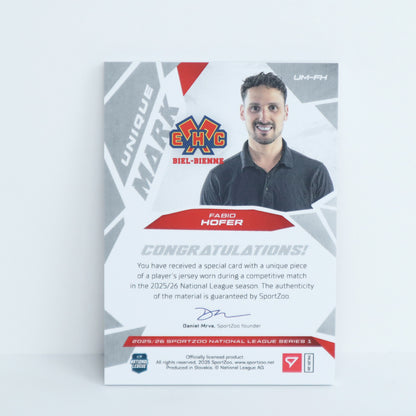 UM-FH - EHCB - FABIO HOFER - UNIQUE MARK - 14/18