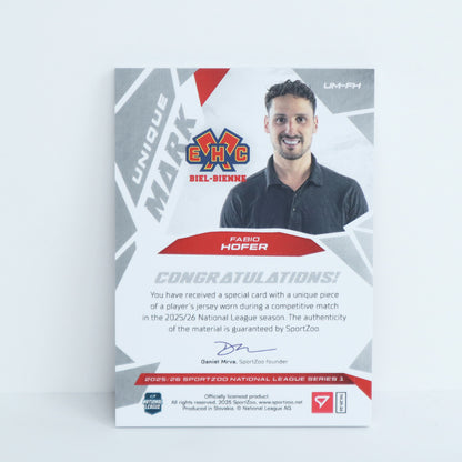 UM-FH - EHCB - FABIO HOFER - UNIQUE MARK - 16/18