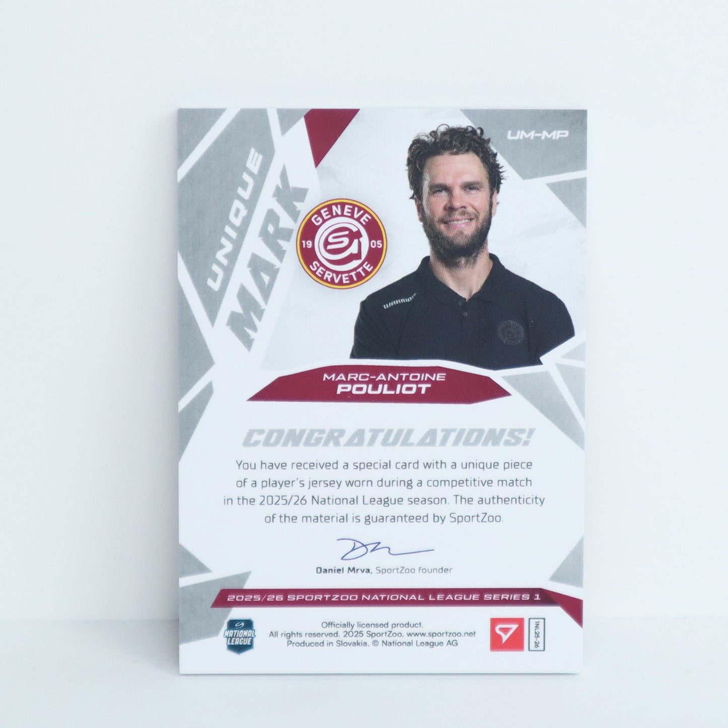 UM-MP - GSHC - MARC-ANTOINE POULIOT - UNIQUE MARK - 10/18