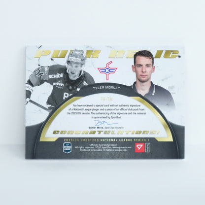 PR-TM - EHCK - TYLER MORLEY - PUCK RELIC - 12/15