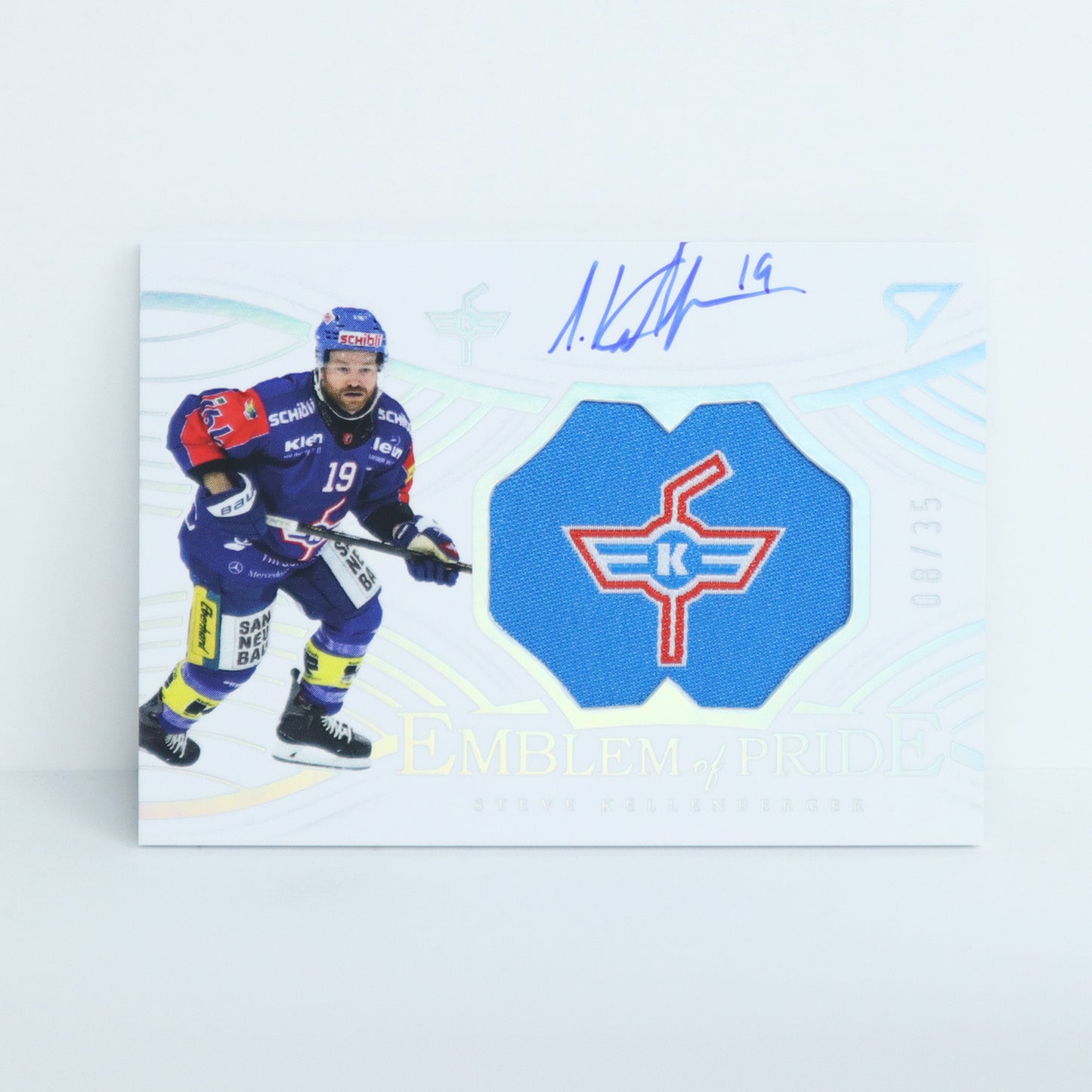 EP-SK - EHCK - STEVE KELLENBERGER - EMBLEM OF PRIDE SILVER AUTO - 08/35