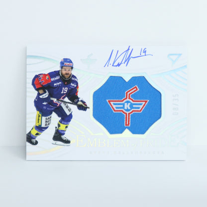 EP-SK - EHCK - STEVE KELLENBERGER - EMBLEM OF PRIDE SILVER AUTO - 08/35