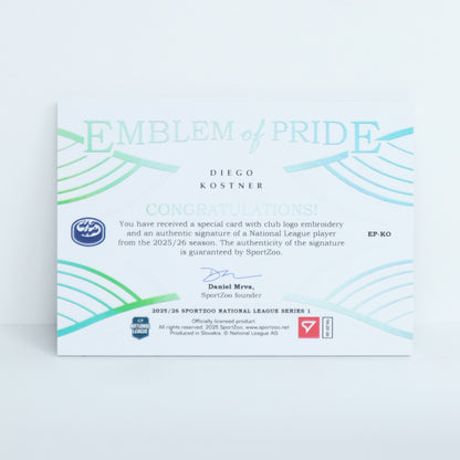 EP-KO - HCAP - DIEGO KOSTNER - EMBLEM OF PRIDE SILVER AUTO - 13/35