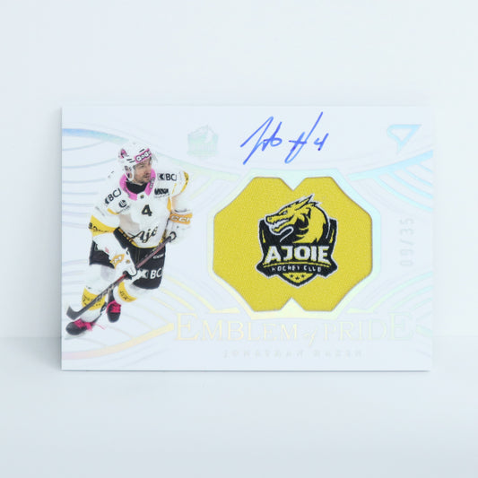 EP-JH - HCA - JONATHAN HAZEN - EMBLEM OF PRIDE SILVER AUTO - 09/35