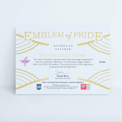 EP-NS - EHCK - NICHOLAS STEINER - EMBLEM OF PRIDE GOLD AUTO - 11/15
