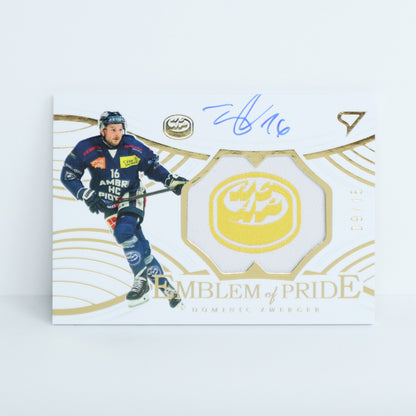 EP-DZ - HCAP - DOMINIC ZWERGER - EMBLEM OF PRIDE GOLD AUTO - 09/15