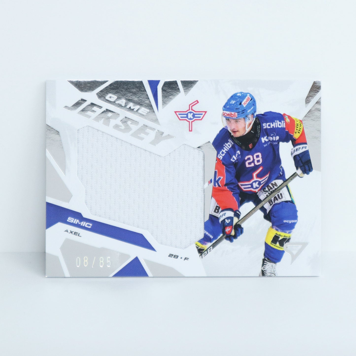GJ-AS - EHCK - AXEL SIMIC - GAME JERSEY SILVER - 08/85