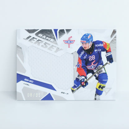 GJ-AS - EHCK - AXEL SIMIC - GAME JERSEY SILVER - 08/85
