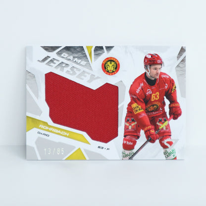 GJ-DR - SCL - DARIO ROHRBACH - GAME JERSEY SILVER - 13/85
