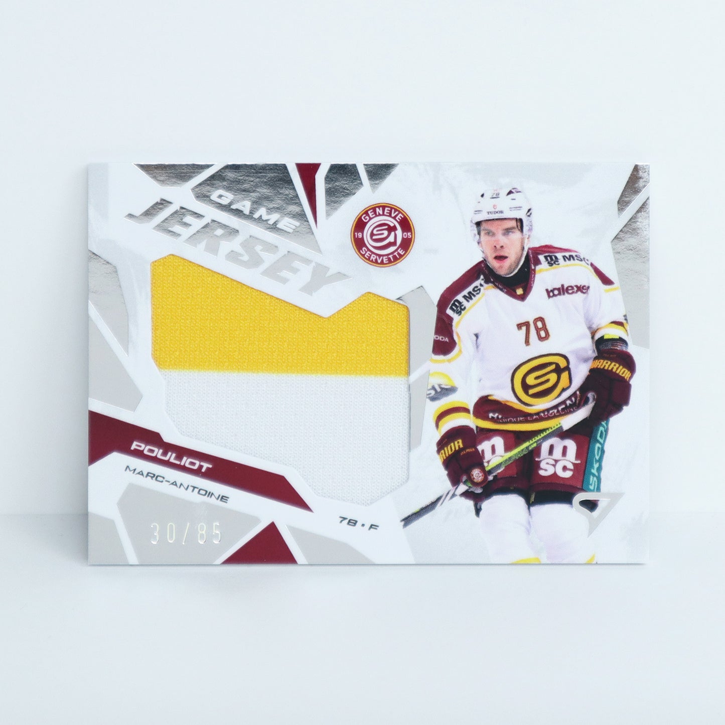 GJ-MP - GSHC - MARC-ANTOINE POULIOT - GAME JERSEY SILVER - 30/85