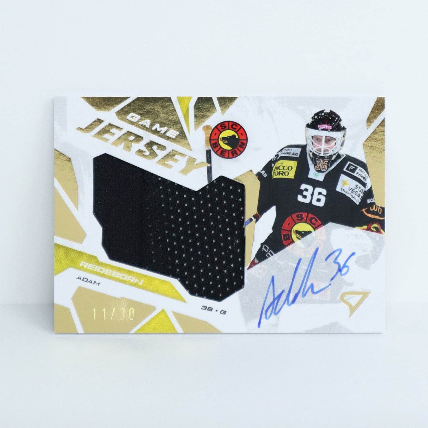 GJS-AR - SCB - ADAM REIDEBORN - GAME JERSEY GOLD AUTO - 11/30