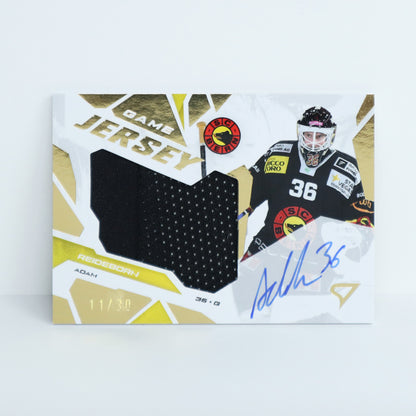 GJS-AR - SCB - ADAM REIDEBORN - GAME JERSEY GOLD AUTO - 11/30