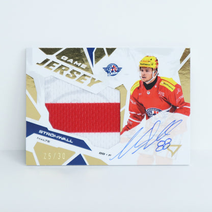 GJS-MS - SCRJ - MALTE STROMWALL - GAME JERSEY GOLD AUTO - 25/30