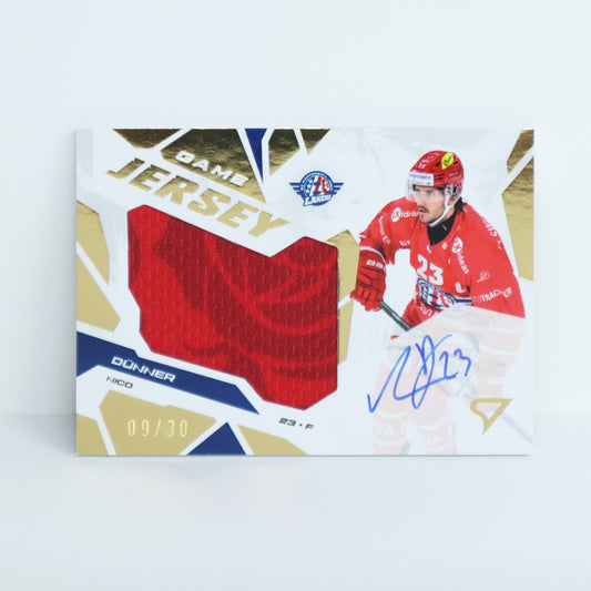 GJS-ND - SCRJ - NICO DUNNER - GAME JERSEY GOLD AUTO - 09/30