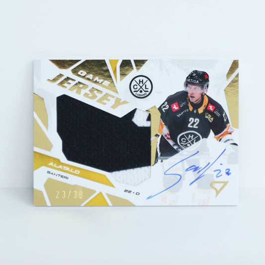 GJS-AL - HCL - SANTERI ALATALO - GAME JERSEY GOLD AUTO - 23/30