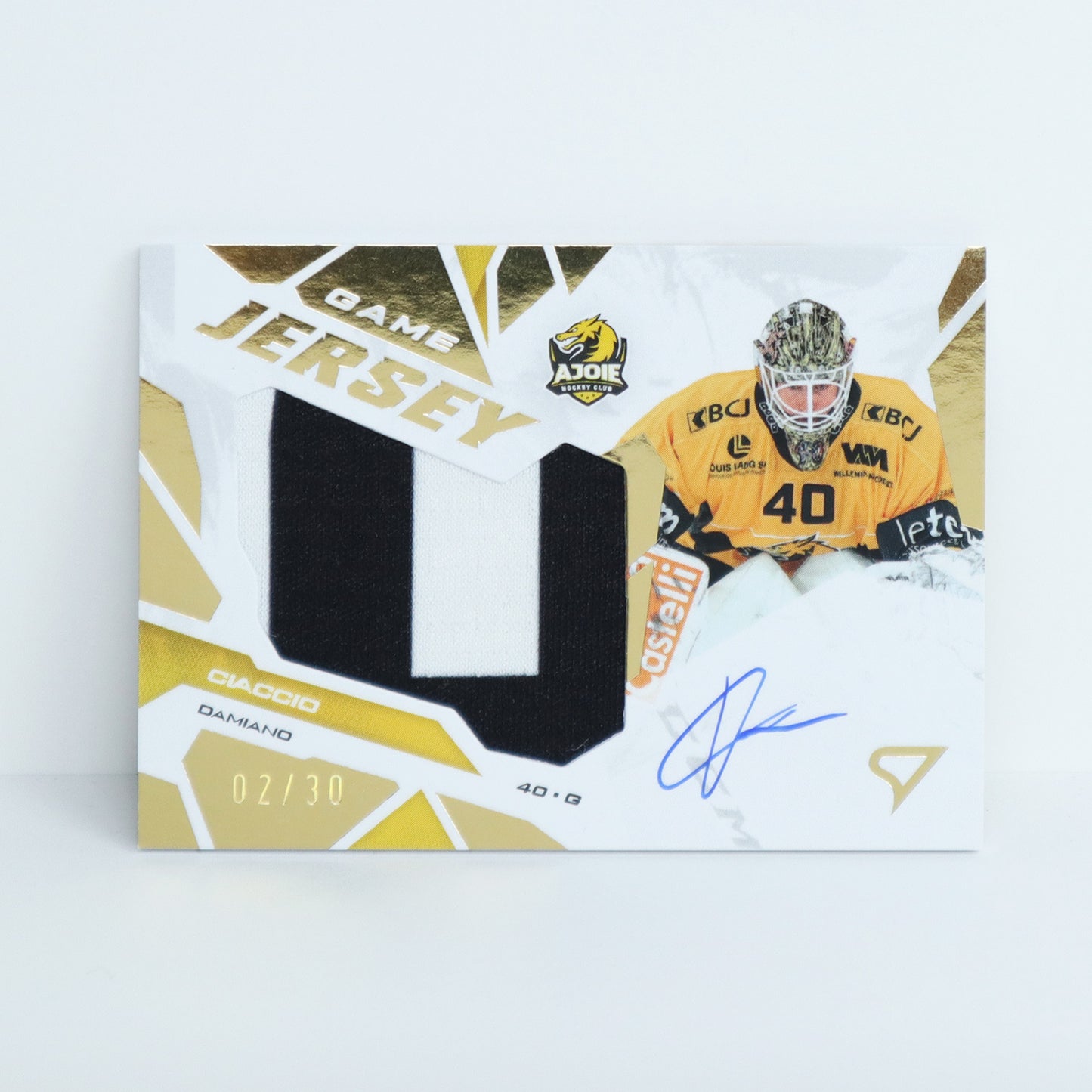 GJS-DC - HCA - DAMIANO CIACCIO - GAME JERSEY GOLD AUTO - 02/30