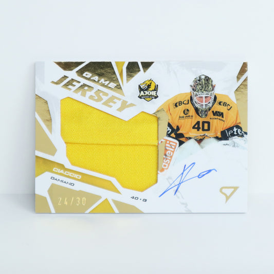 GJS-DC - HCA - DAMIANO CIACCIO - GAME JERSEY GOLD AUTO - 24/30