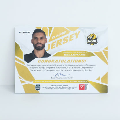 GJS-PB - HCA - PIERRE-EDOUARD BELLEMARE - GAME JERSEY GOLD AUTO - 05/30