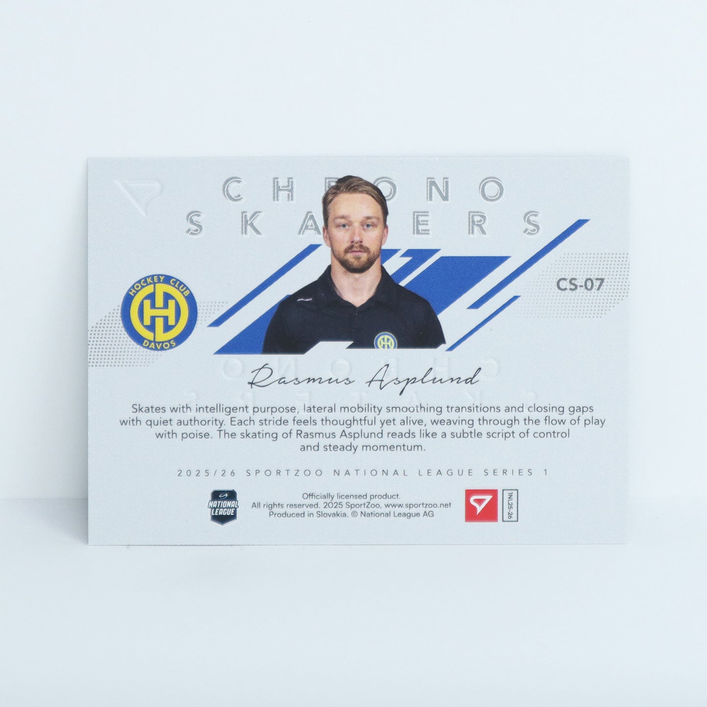 CS-07 - HCD - RASMUS ASPLUND - CHRONOSKATERS PLATINUM - 02/25