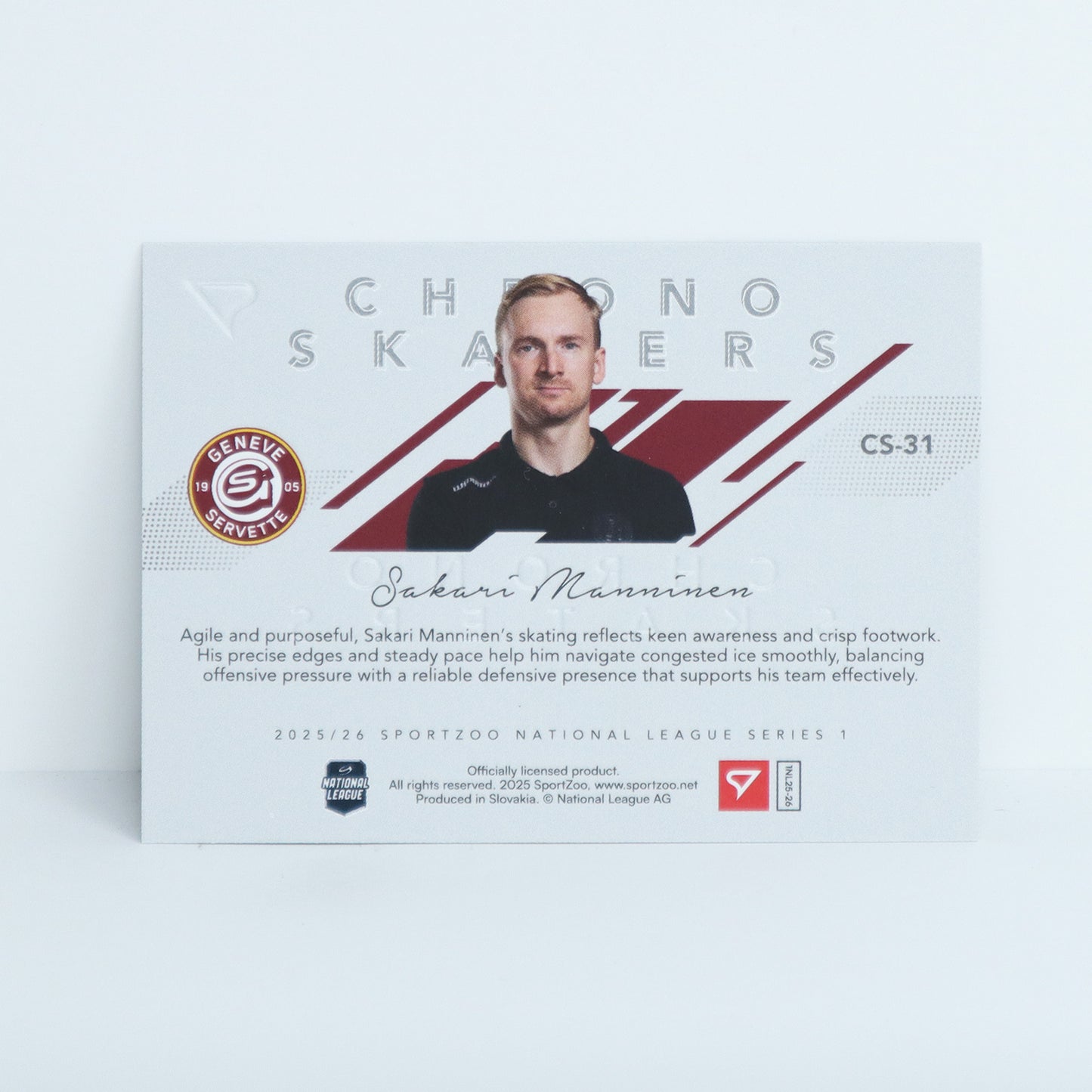 CS-31 - GSHC - SAKARI MANNINEN - CHRONOSKATERS PLATINUM - 13/25