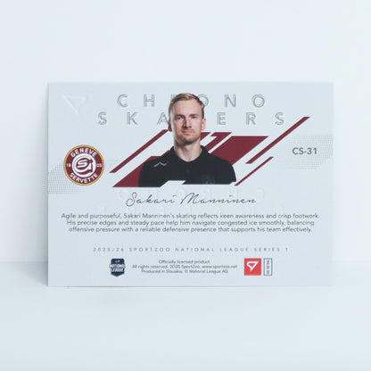 CS-31 - GSHC - SAKARI MANNINEN - CHRONOSKATERS PLATINUM - 13/25