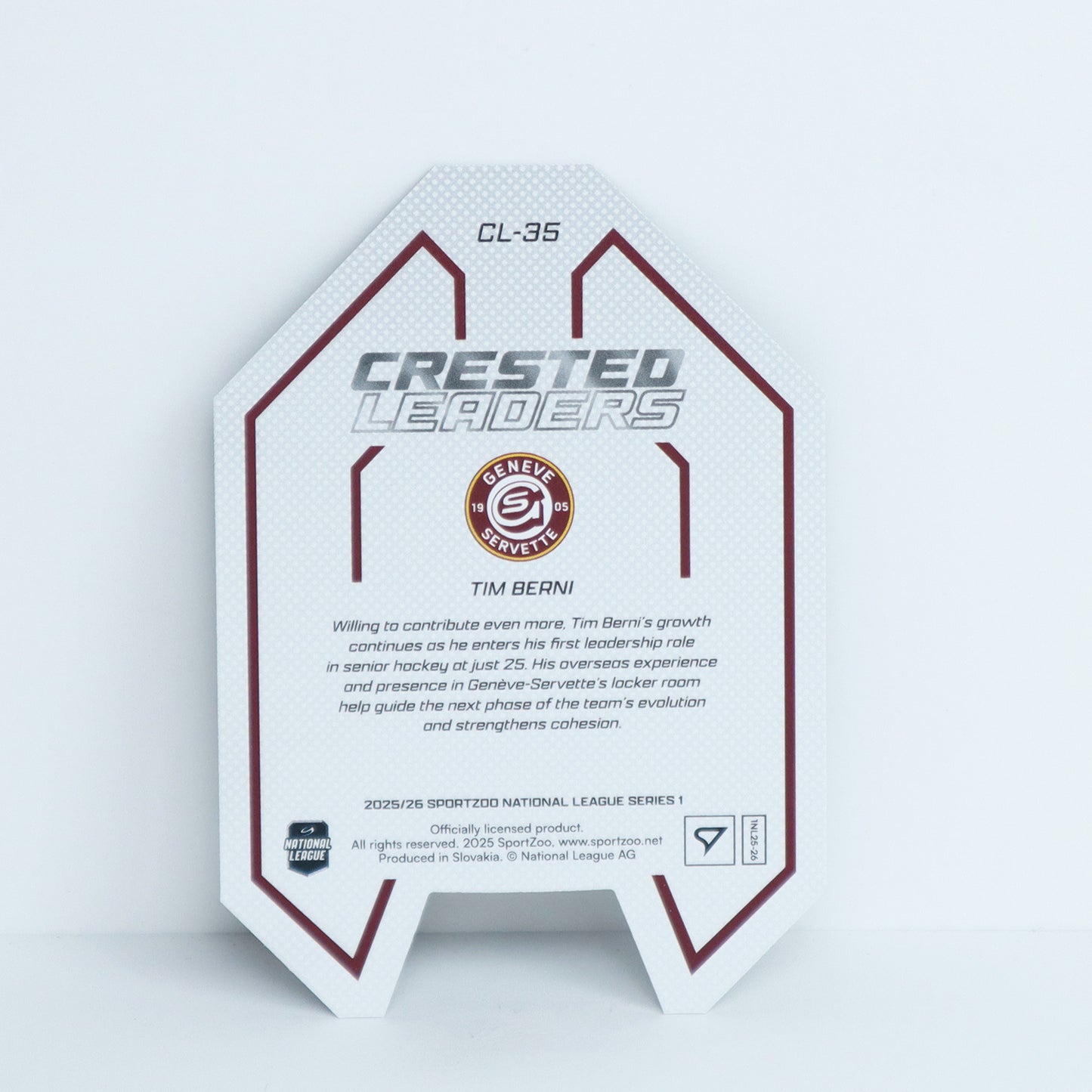CL-35 - GSHC - TIM BERNI - CRESTED LEADERS BASE