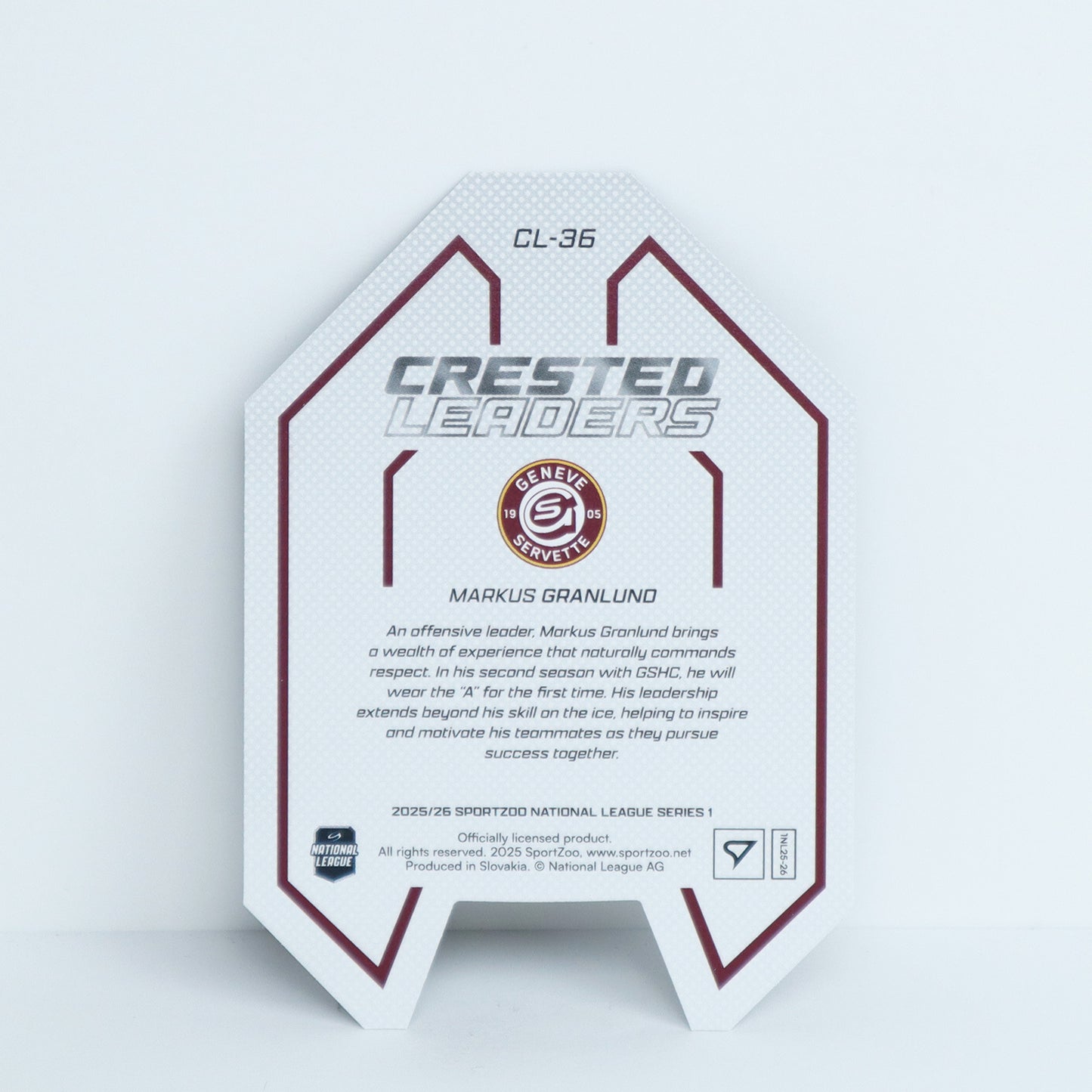 CL-36 - GSHC - MARKUS GRANLUND - CRESTED LEADERS BASE