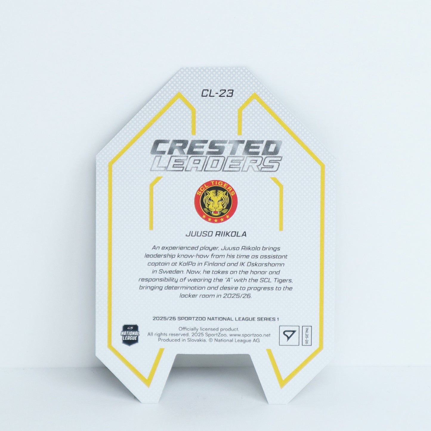 CL-23 - SCL - JUUSO RIIKOLA - CRESTED LEADERS BLUE - 30/65