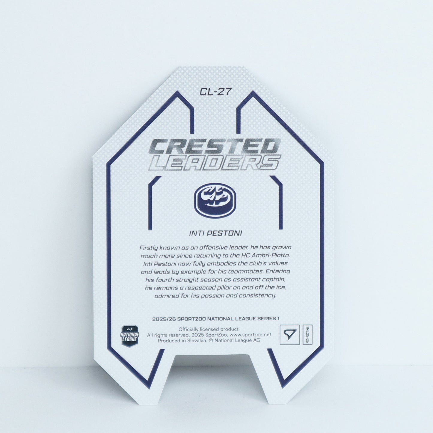 CL-27 - HCAP - INTI PESTONI - CRESTED LEADERS BLUE - 58/65
