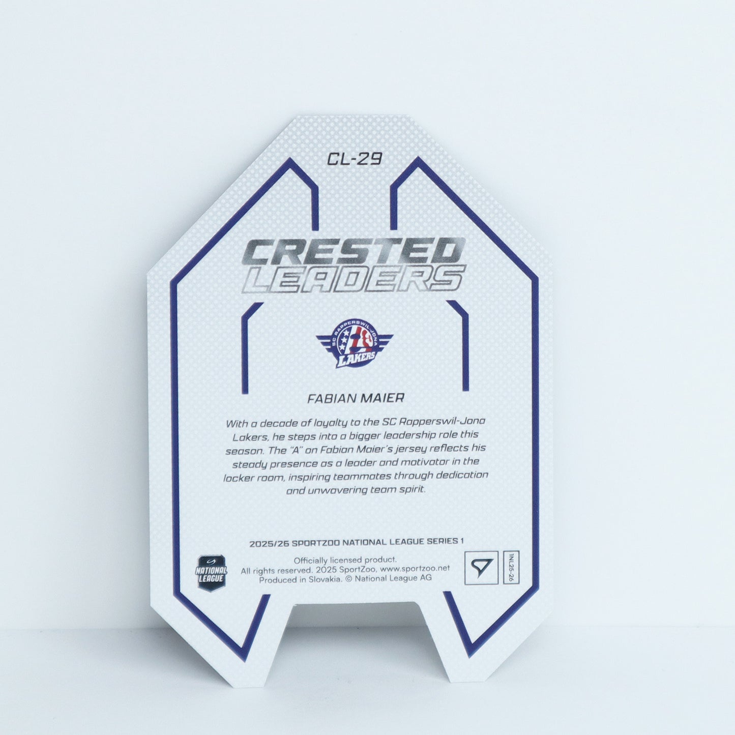 CL-29 - SCRJ - FABIAN MAIER - CRESTED LEADERS BLUE - 37/65